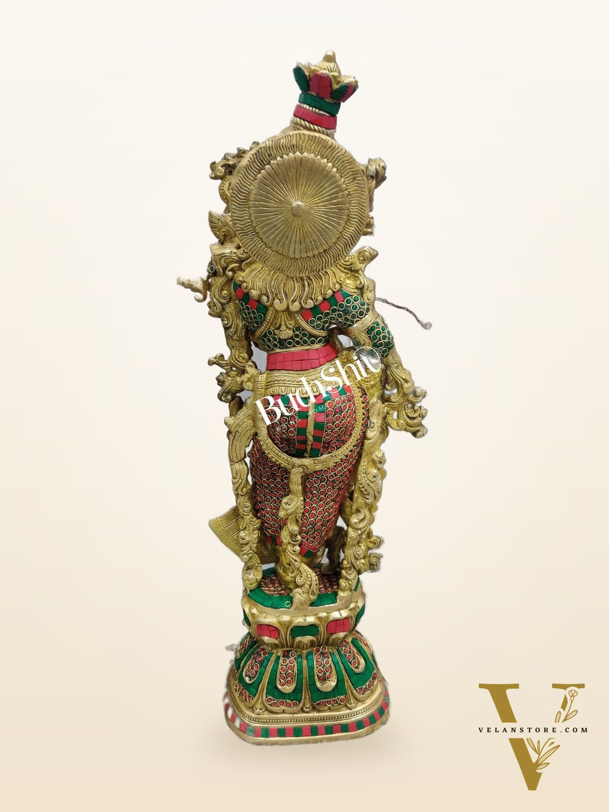 Brass Radha Krishna Idols 29 inch
