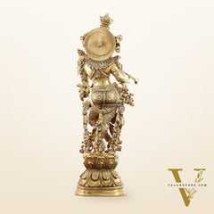 Brass Radha Krishna Idols 29 inch