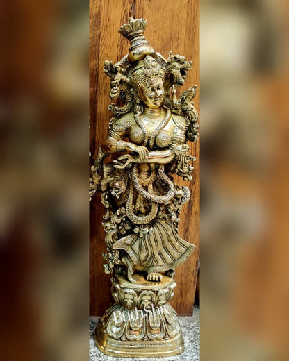 Brass Radhakrishna Idol 30 inch