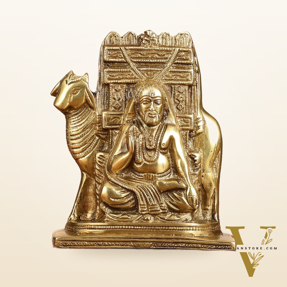 Brass Raghavendra Swamy  idol 5.5 inch