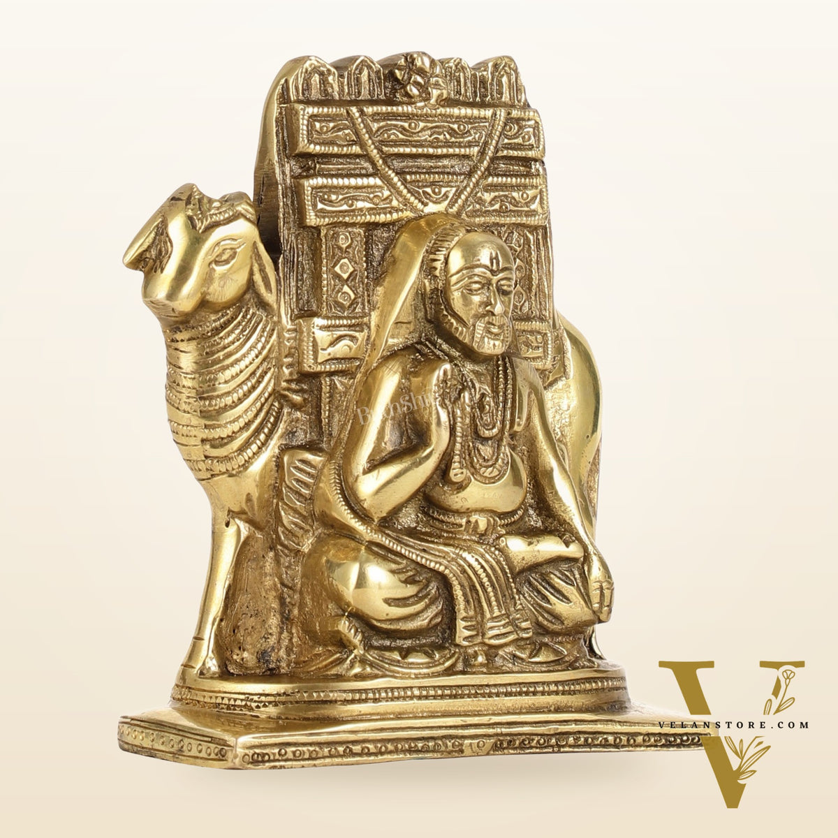 Brass Raghavendra Swamy  idol 5.5 inch