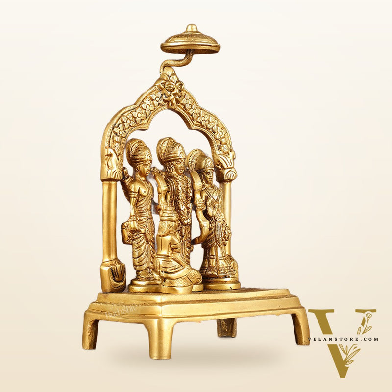 Brass Ram Darbar Idol | Height: 9.5 inch
