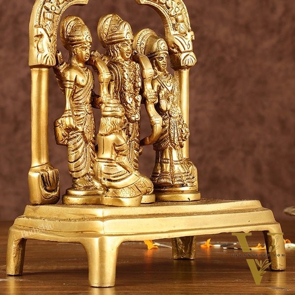 Brass Ram Darbar Idol | Height: 9.5 inch