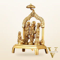 Brass Ram Darbar Idol | Height: 9.5 inch