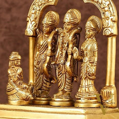 Brass Ram Darbar Idol | Height: 9.5 inch