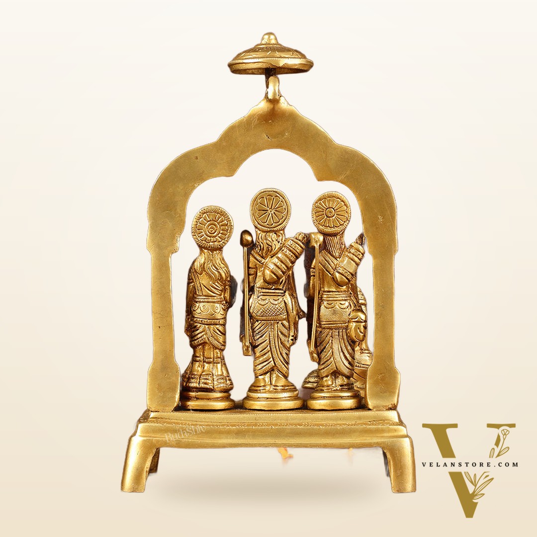Brass Ram Darbar Idol | Height: 9.5 inch