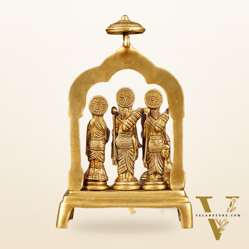 Brass Ram Darbar Idol | Height: 9.5 inch