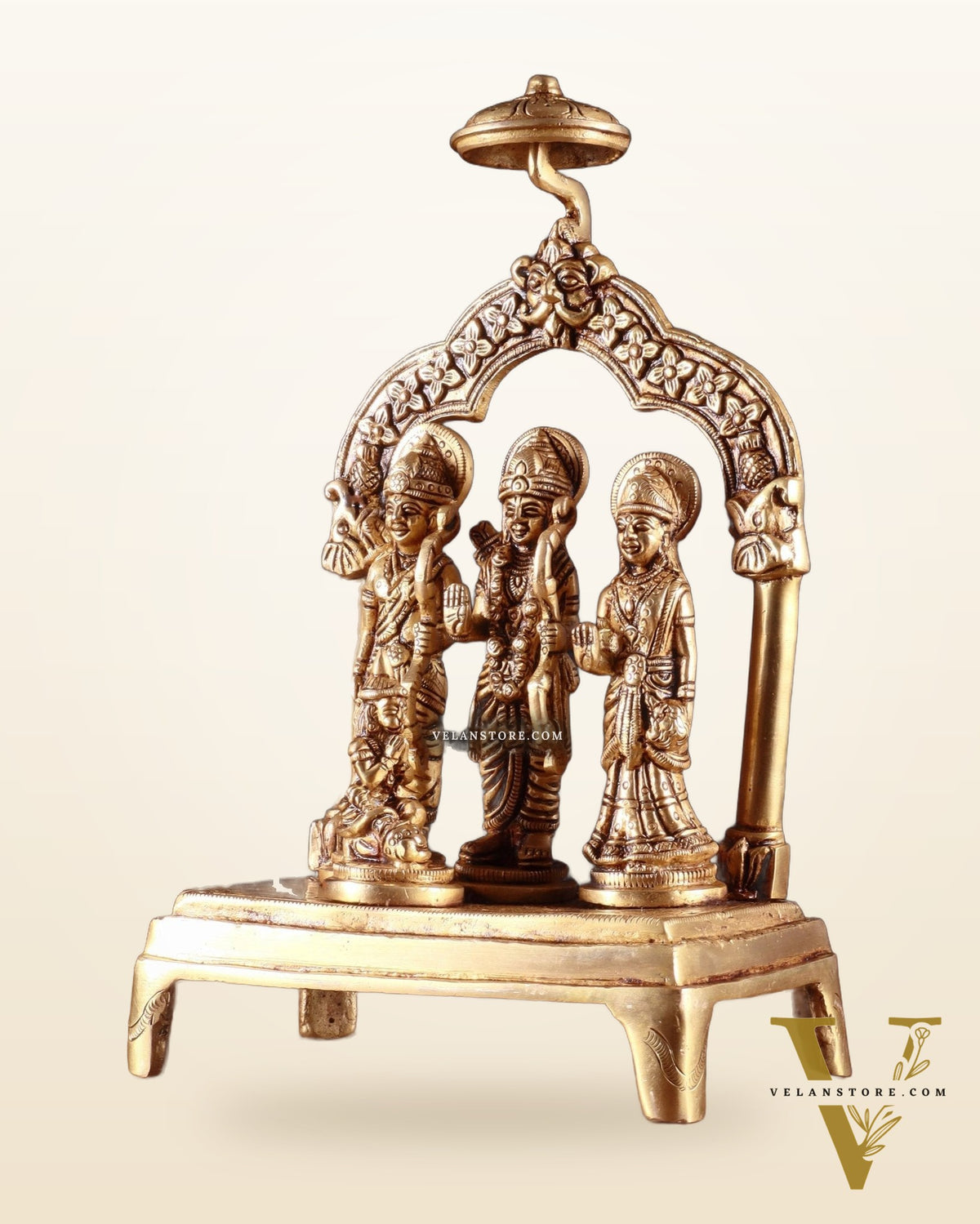 Brass Ram Darbar Idol set 9.5"