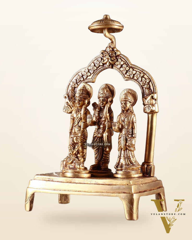 Brass Ram Darbar Idol set 9.5"