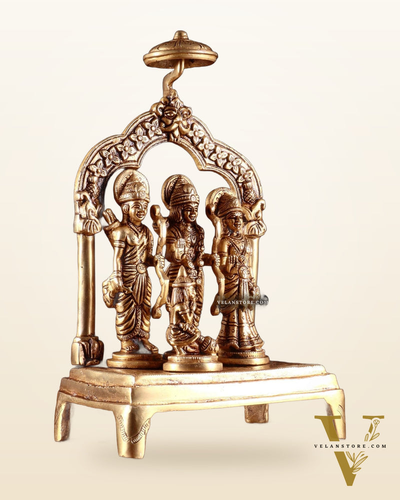 Brass Ram Darbar Idol set 9.5"