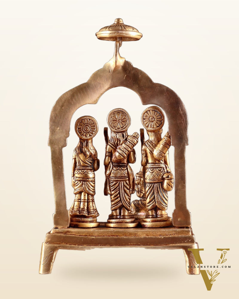 Brass Ram Darbar Idol set 9.5"