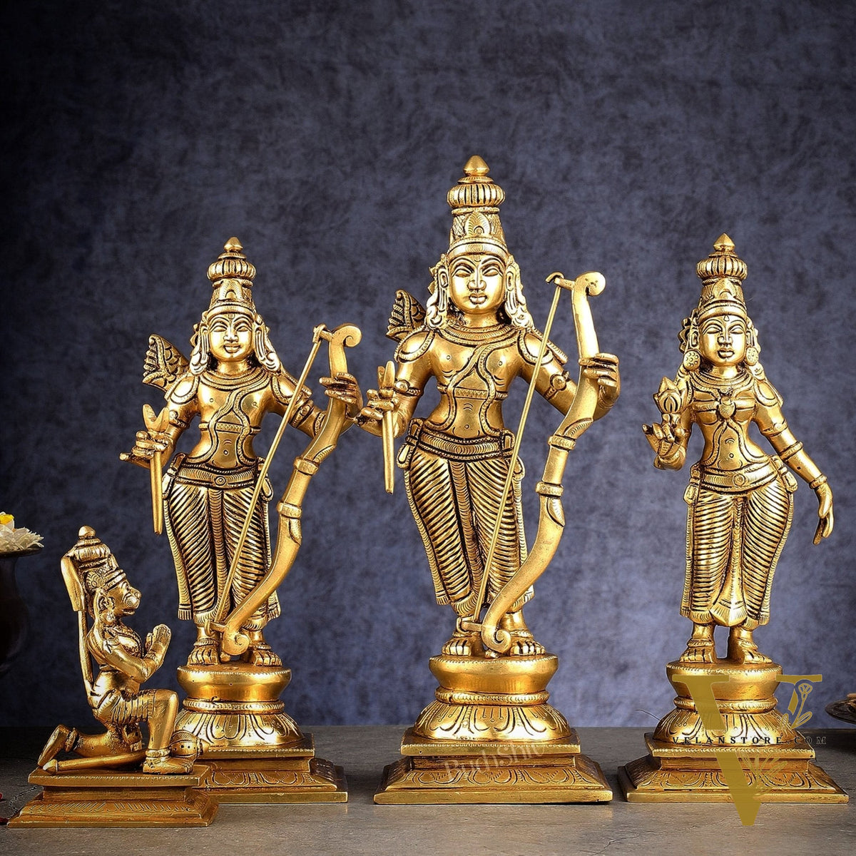 Brass Ram darbar Idols 12 inch