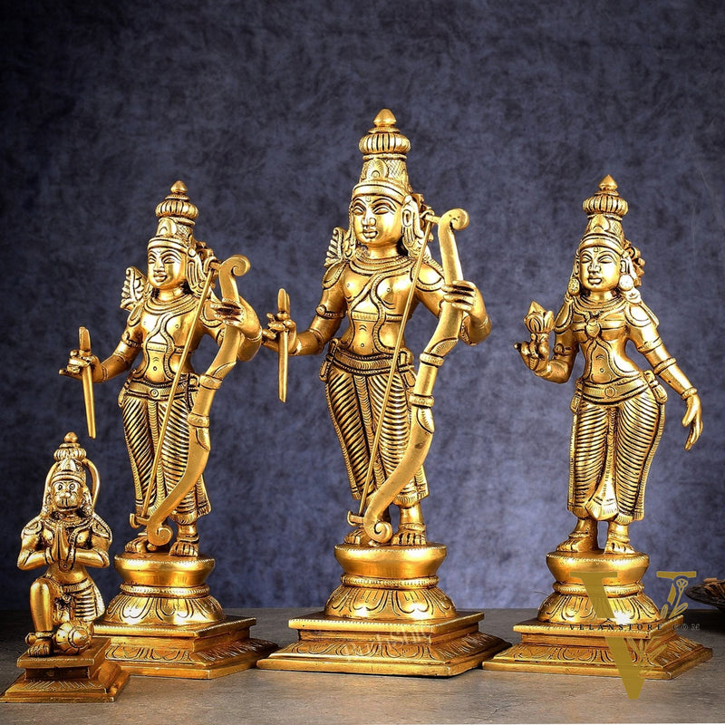 Brass Ram darbar Idols 12 inch
