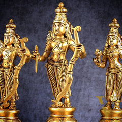 Brass Ram darbar Idols 12 inch