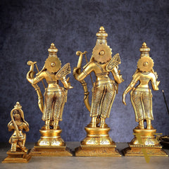 Brass Ram darbar Idols 12 inch