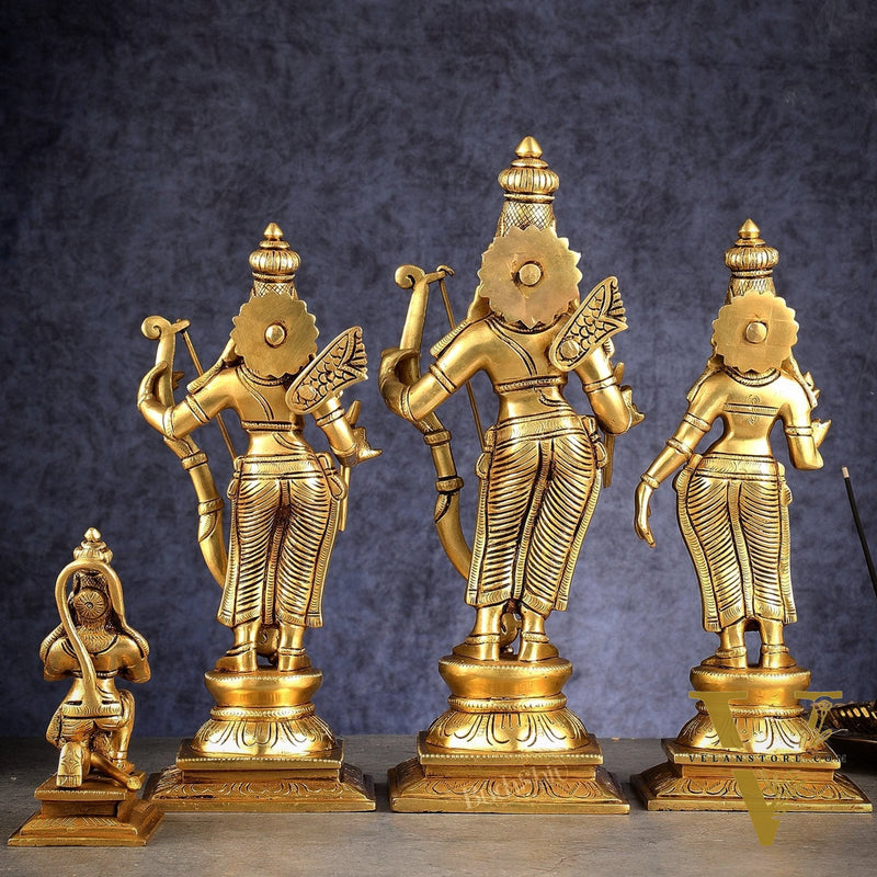 Brass Ram darbar Idols 12 inch