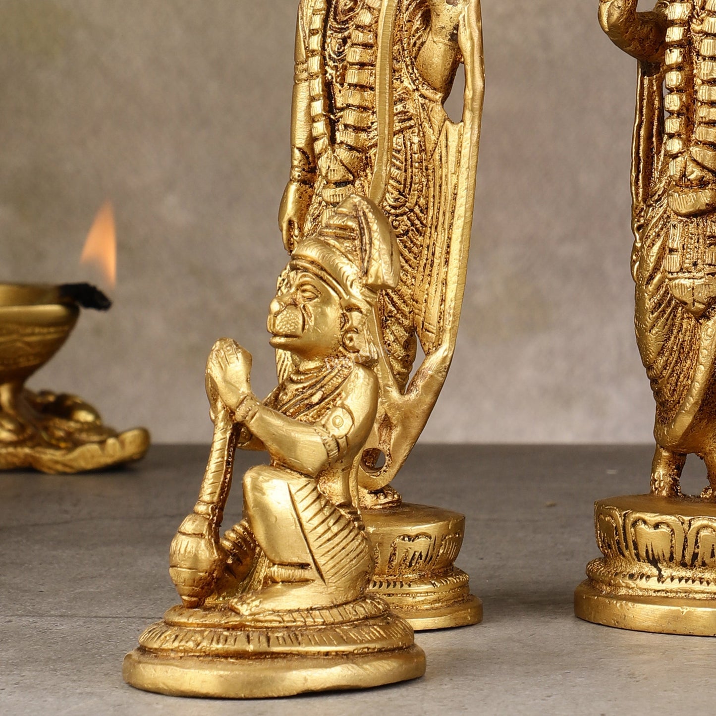 Brass Ram Darbar Idols - 6 Inch