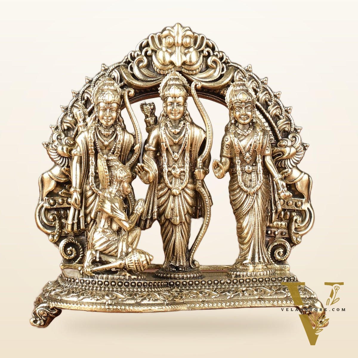 Brass Ram Darbar Lightweight Idol - 4-inch