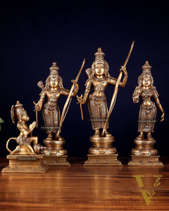 Brass Ram darbar Statues 18 inch sharp details