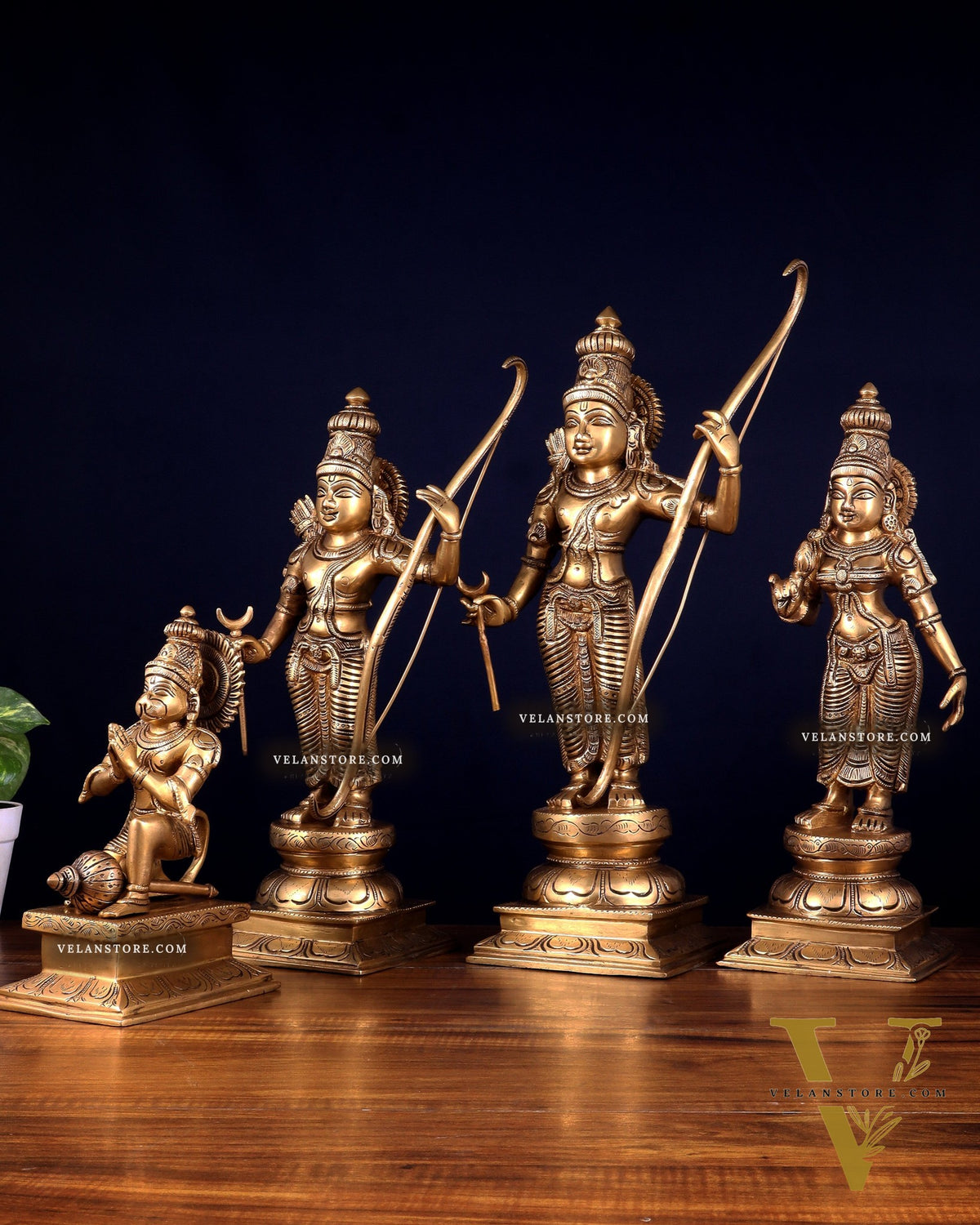 Brass Ram darbar Statues 18 inch sharp details
