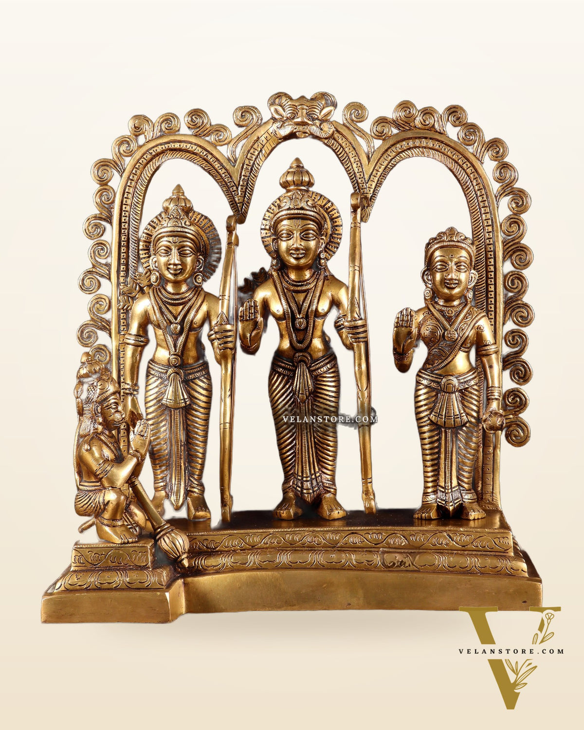 Brass Rama Darbar Idol - 12 inch