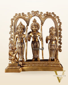 Brass Rama Darbar Idol - 12 inch