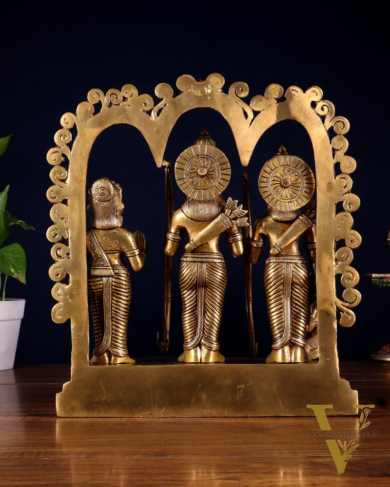 Brass Rama Darbar Idol - 12 inch