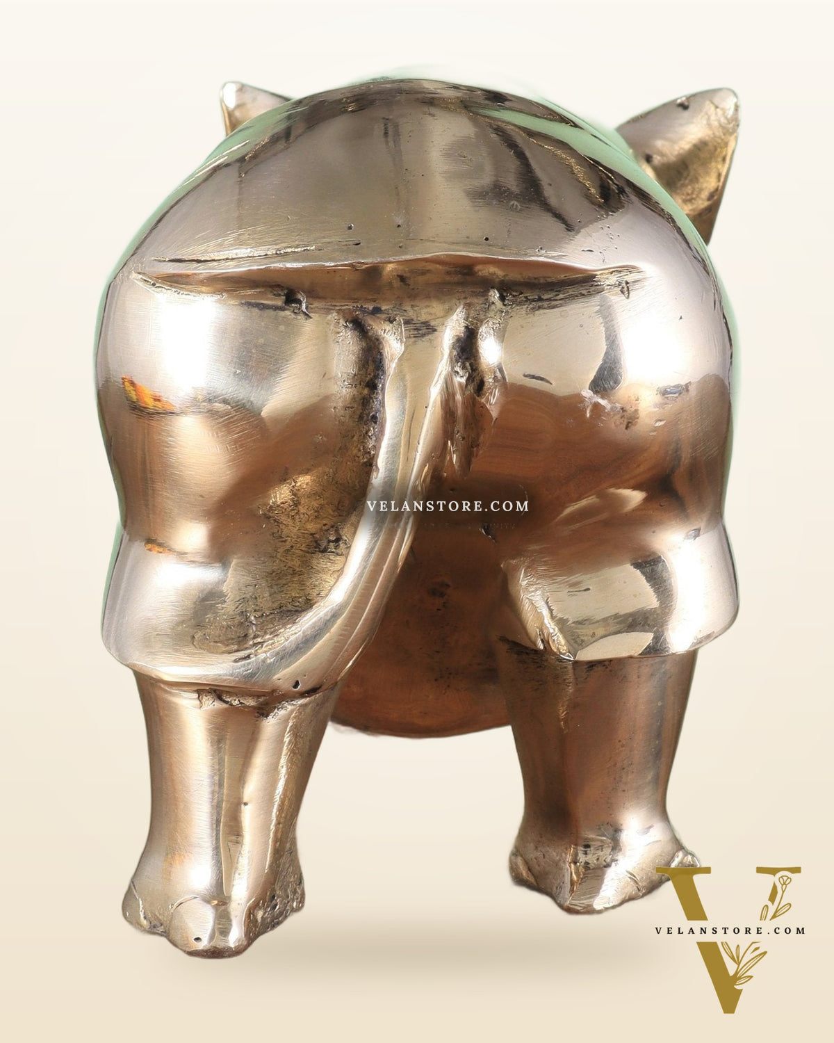 Brass Rhino Statue – Vastu & Feng Shui Recommended