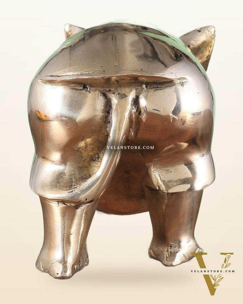 Brass Rhino Statue – Vastu & Feng Shui Recommended