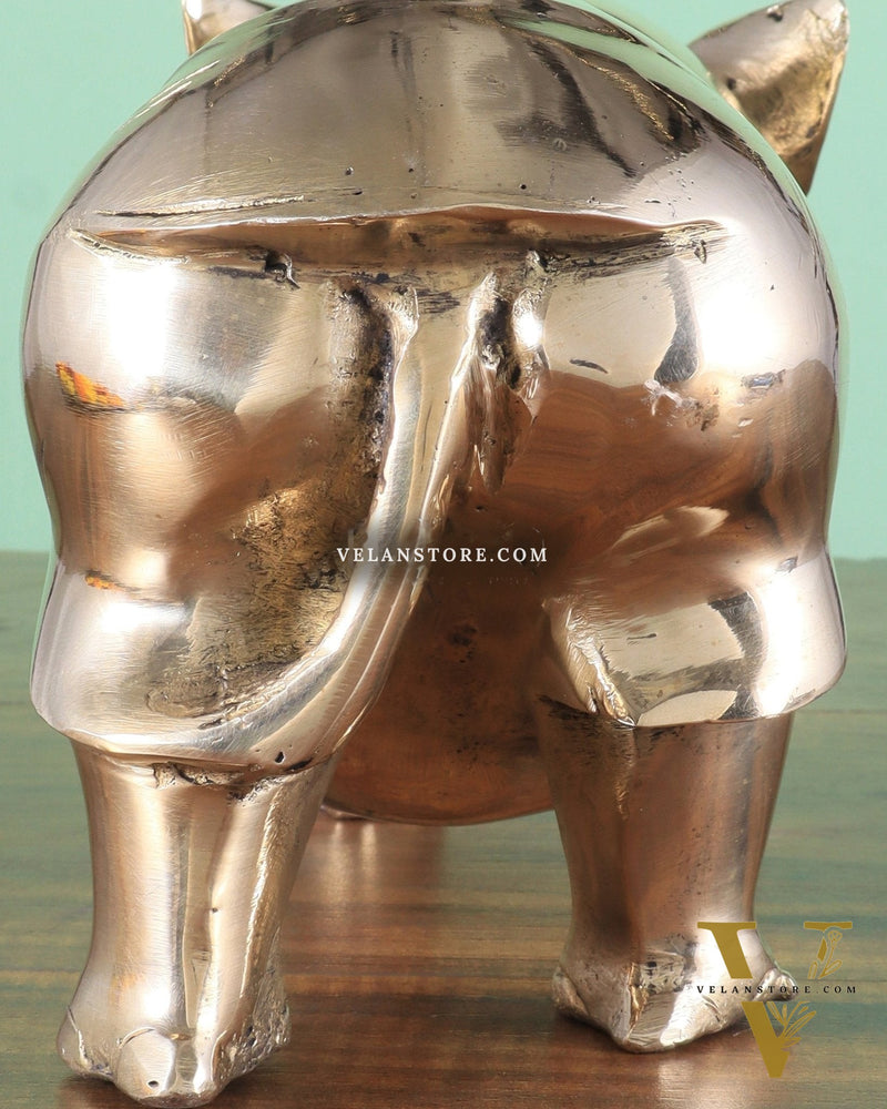 Brass Rhino Statue – Vastu & Feng Shui Recommended