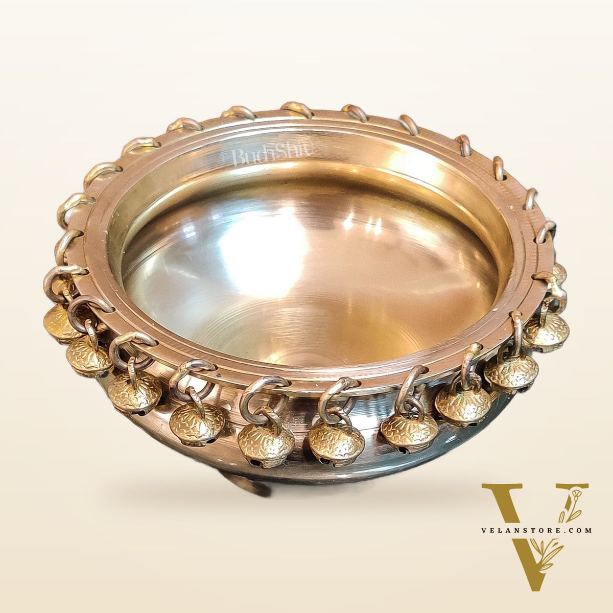 Brass Round Urli 6"