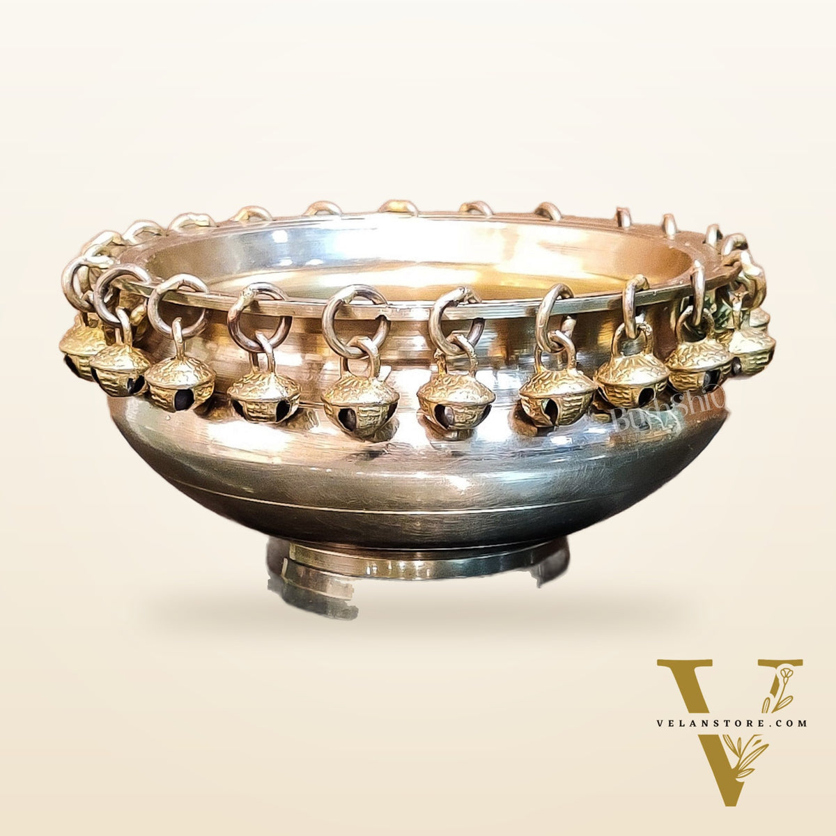 Brass Round Urli 6"
