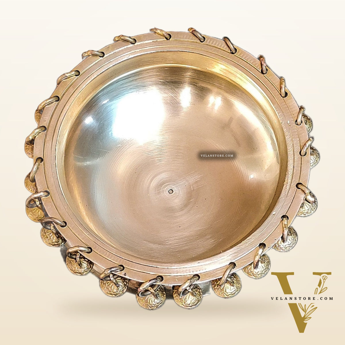 Brass Round Urli 6"