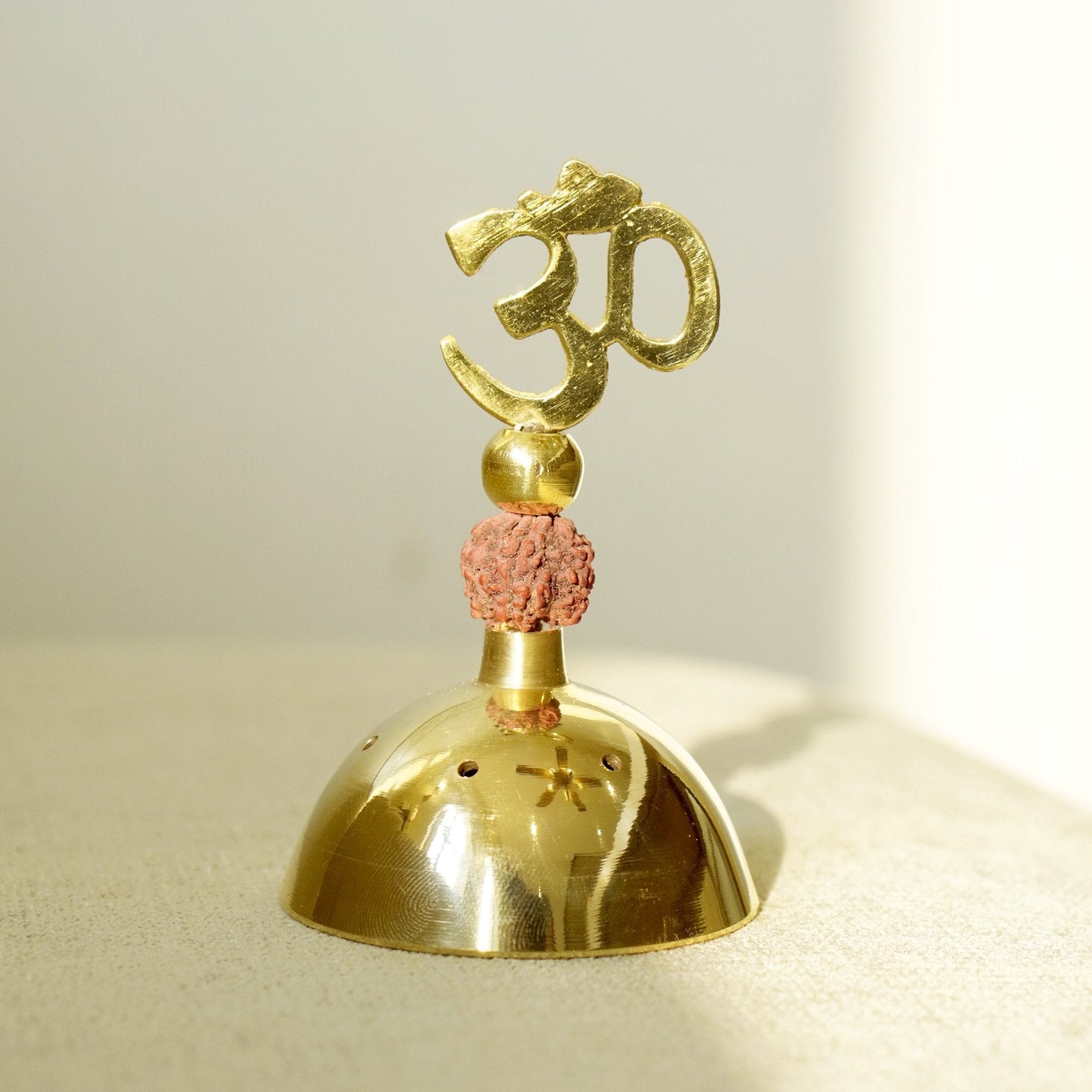 Brass Rudraksh Incense Stick ( Agarbatti ) Holder