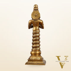 Brass Sage Patanjali Idol | Height 17.5 inch