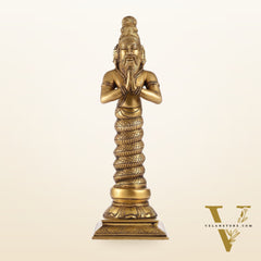 Brass Sage Patanjali Idol | Height 17.5 inch