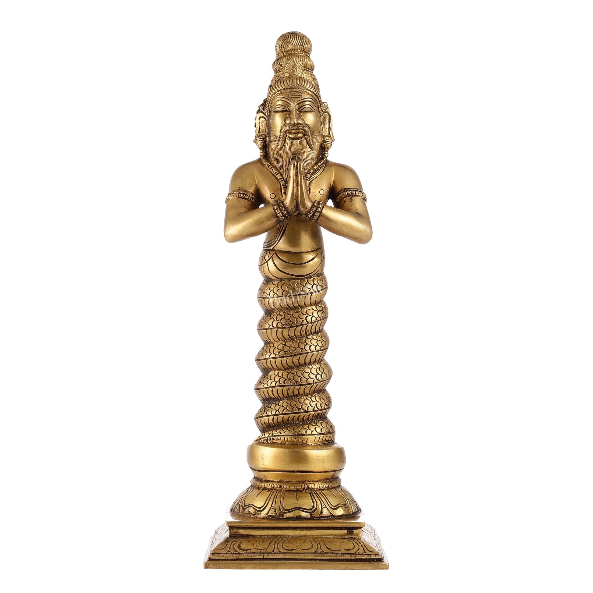Brass Sage Patanjali Idol | Height 17.5 inch