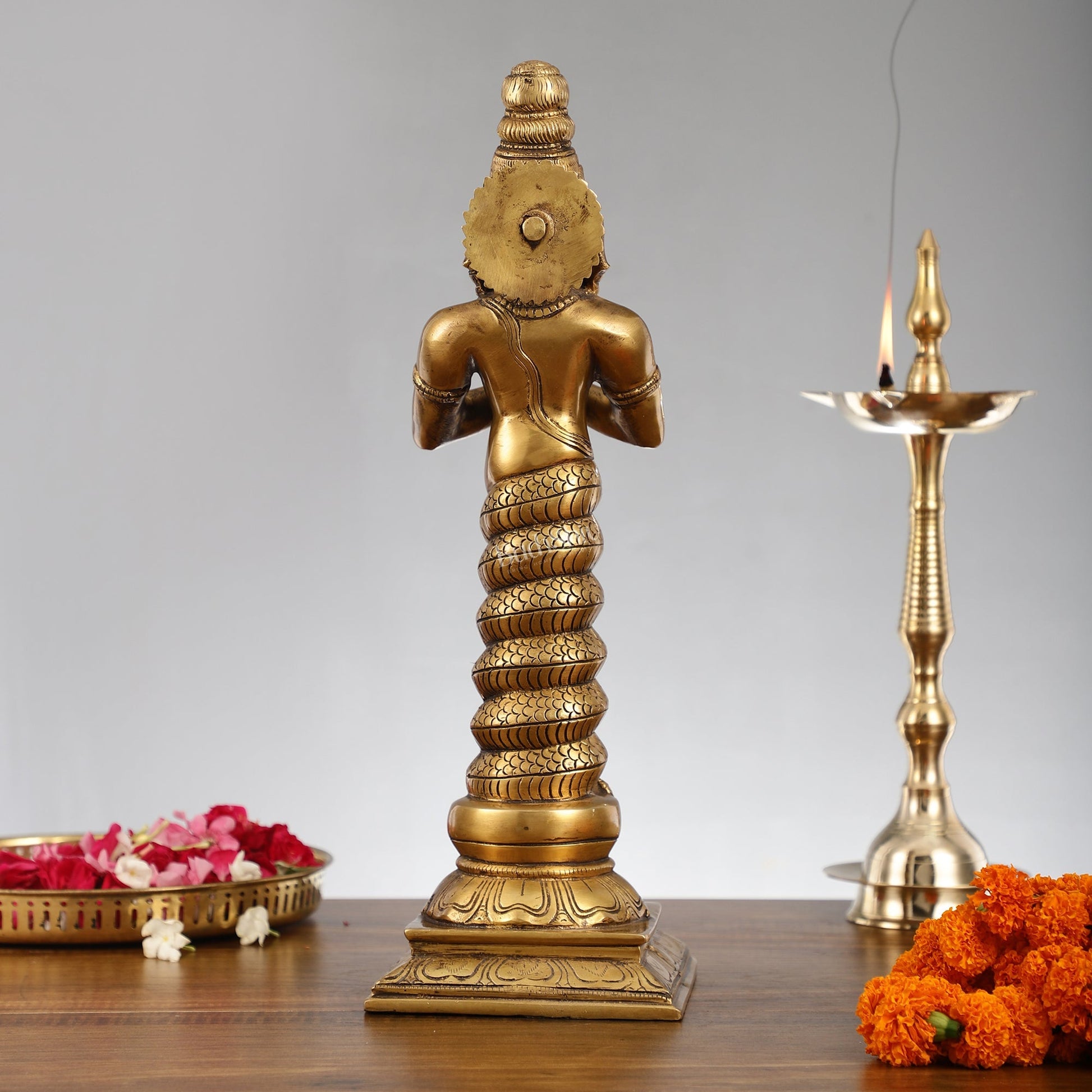 Brass Sage Patanjali Idol | Height 17.5 inch