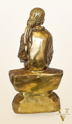 Brass Sai Baba Statue 24"