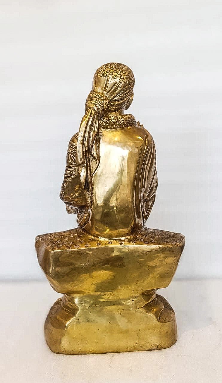 Brass Sai Baba Statue 24"