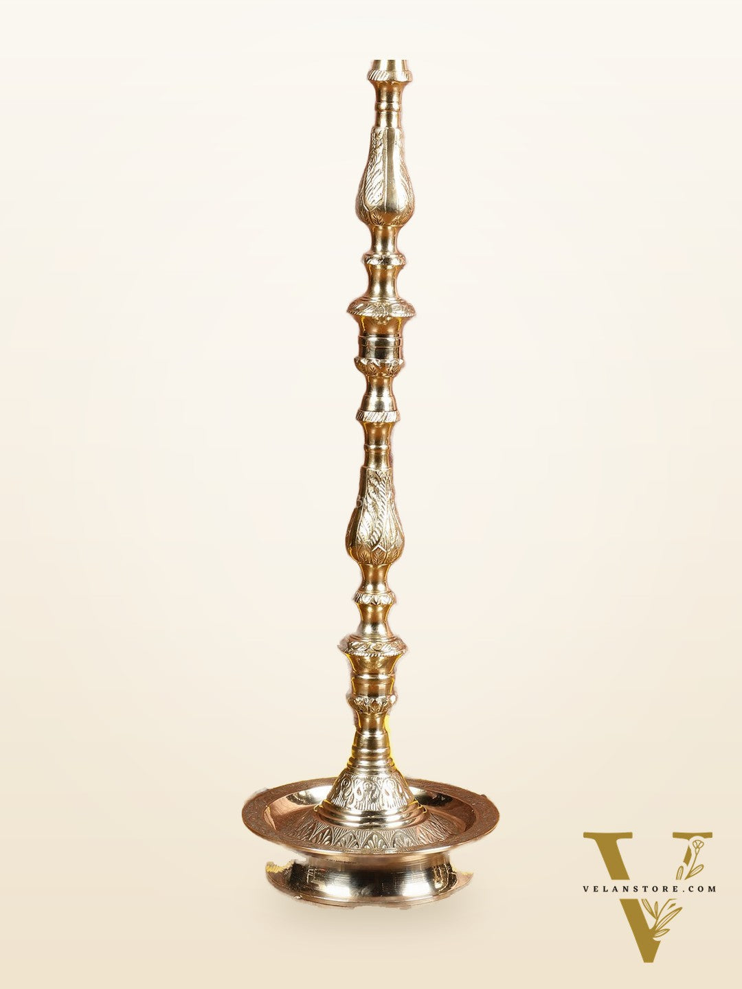 Brass Samai Peacock Inauguration Lamps 3 feet