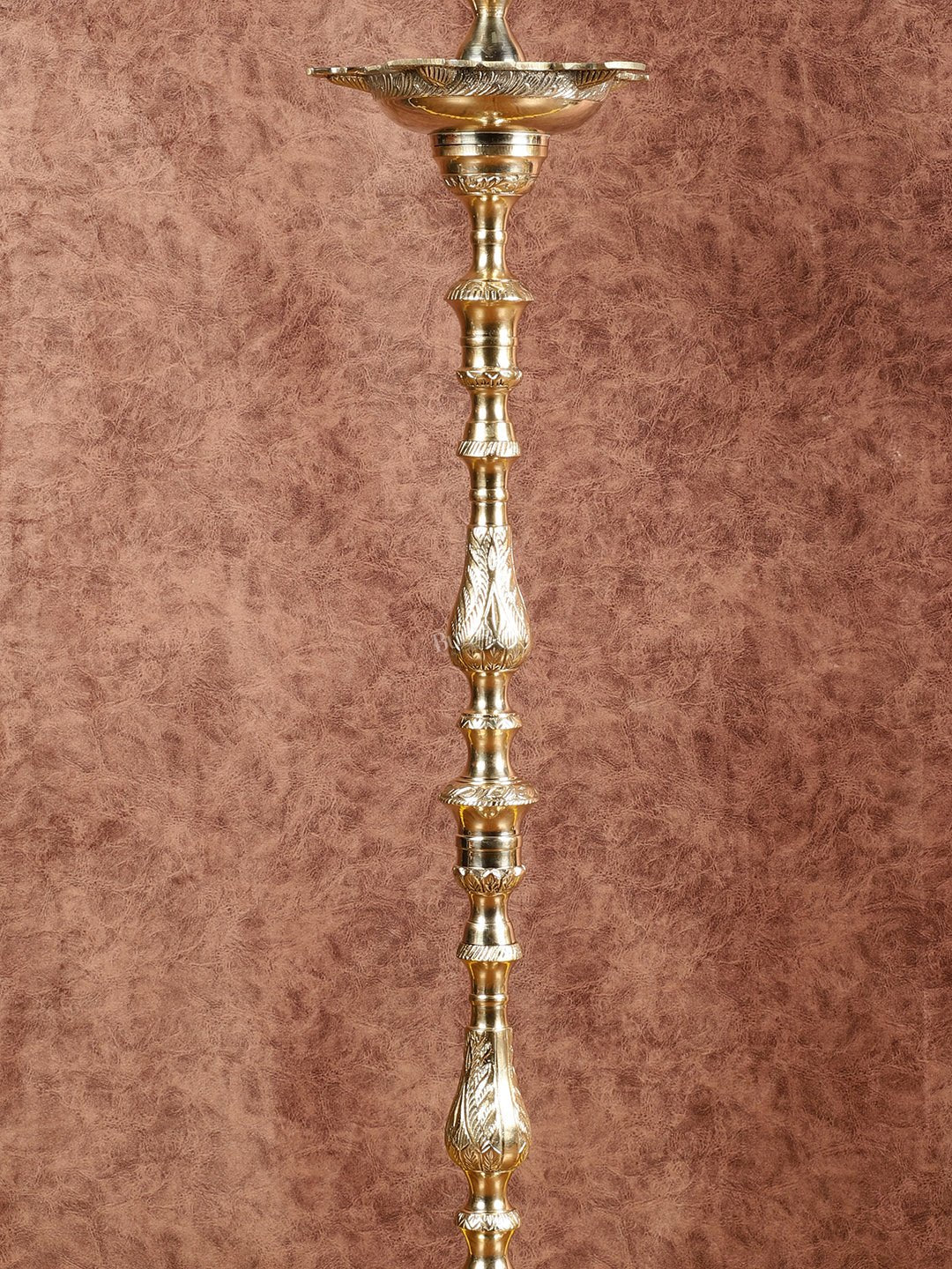 Brass Samai Peacock Inauguration Lamps 3 feet