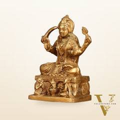 Brass Santoshi Mata Idol - 5.5 Inch