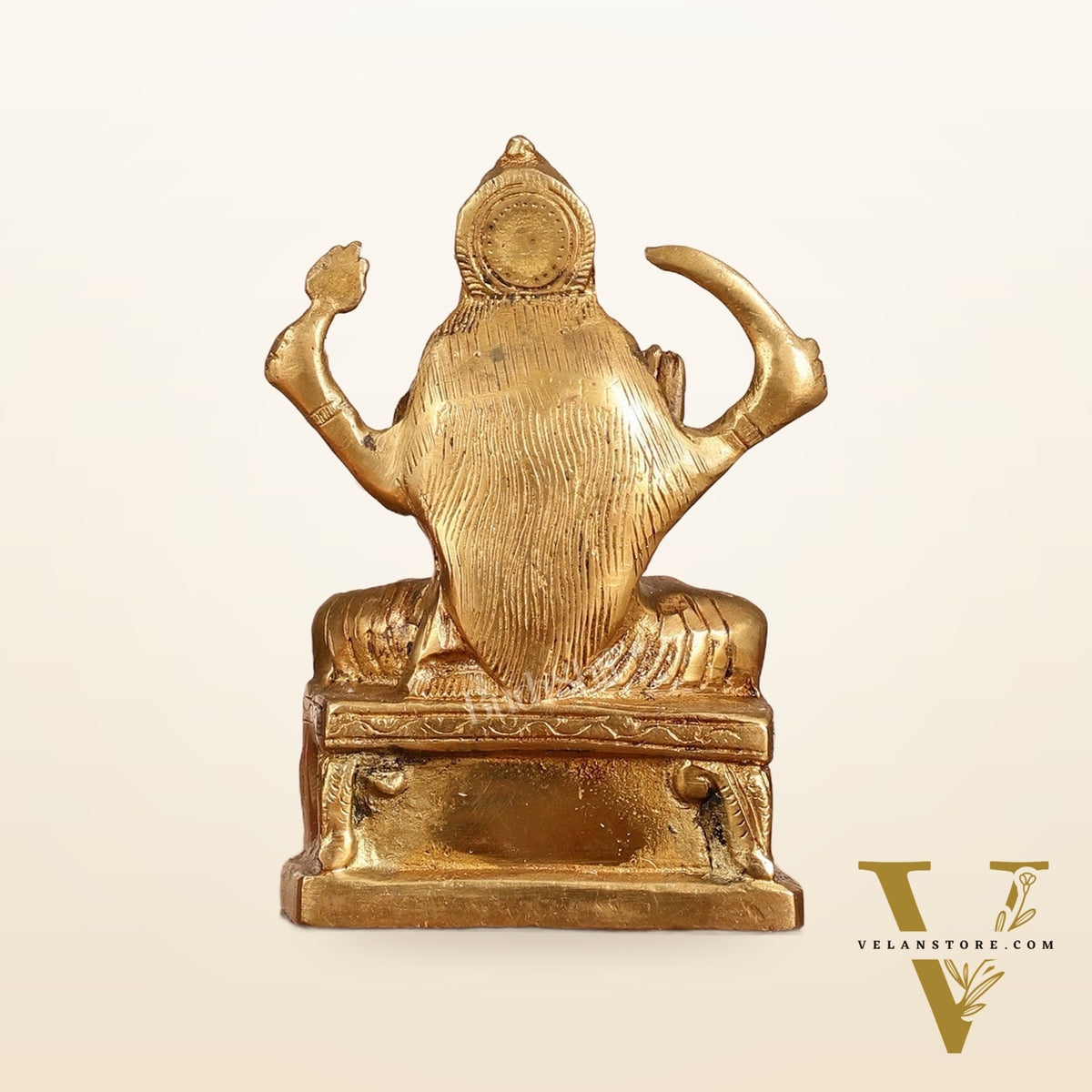 Brass Santoshi Mata Idol - 5.5 Inch