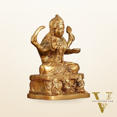 Brass Santoshi Mata Idol - 5.5 Inch
