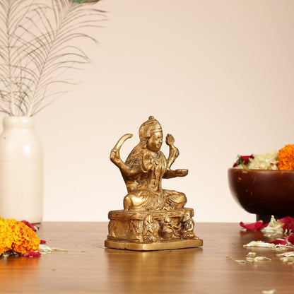 Brass Santoshi Mata Idol - 5.5 Inch
