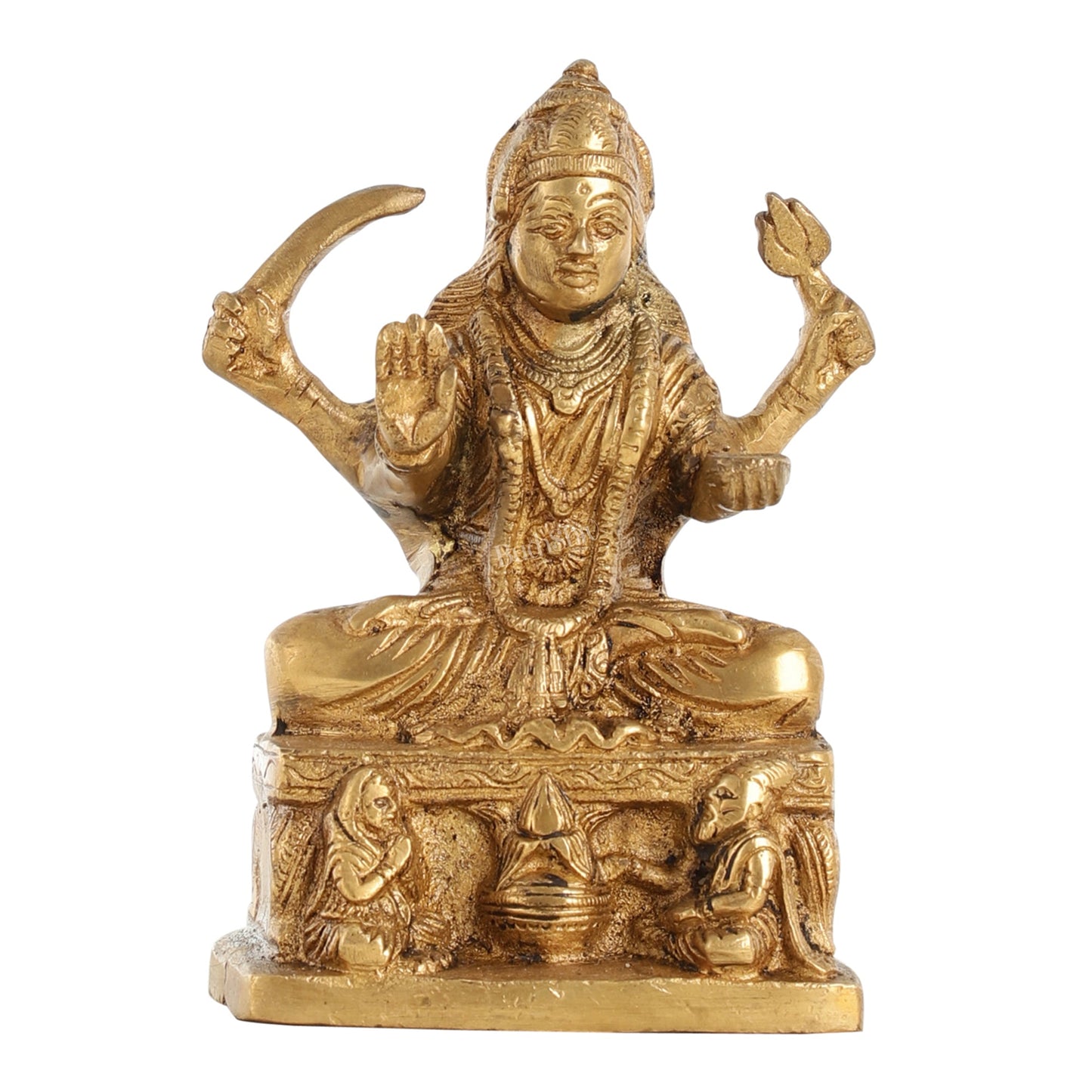 Brass Santoshi Mata Idol - 5.5 Inch