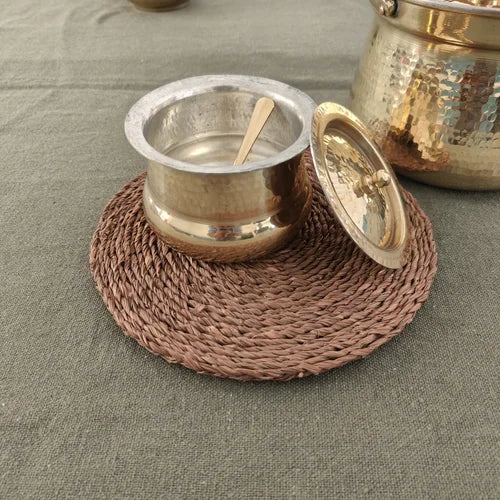 Shakuntala Brass Ghee Pot