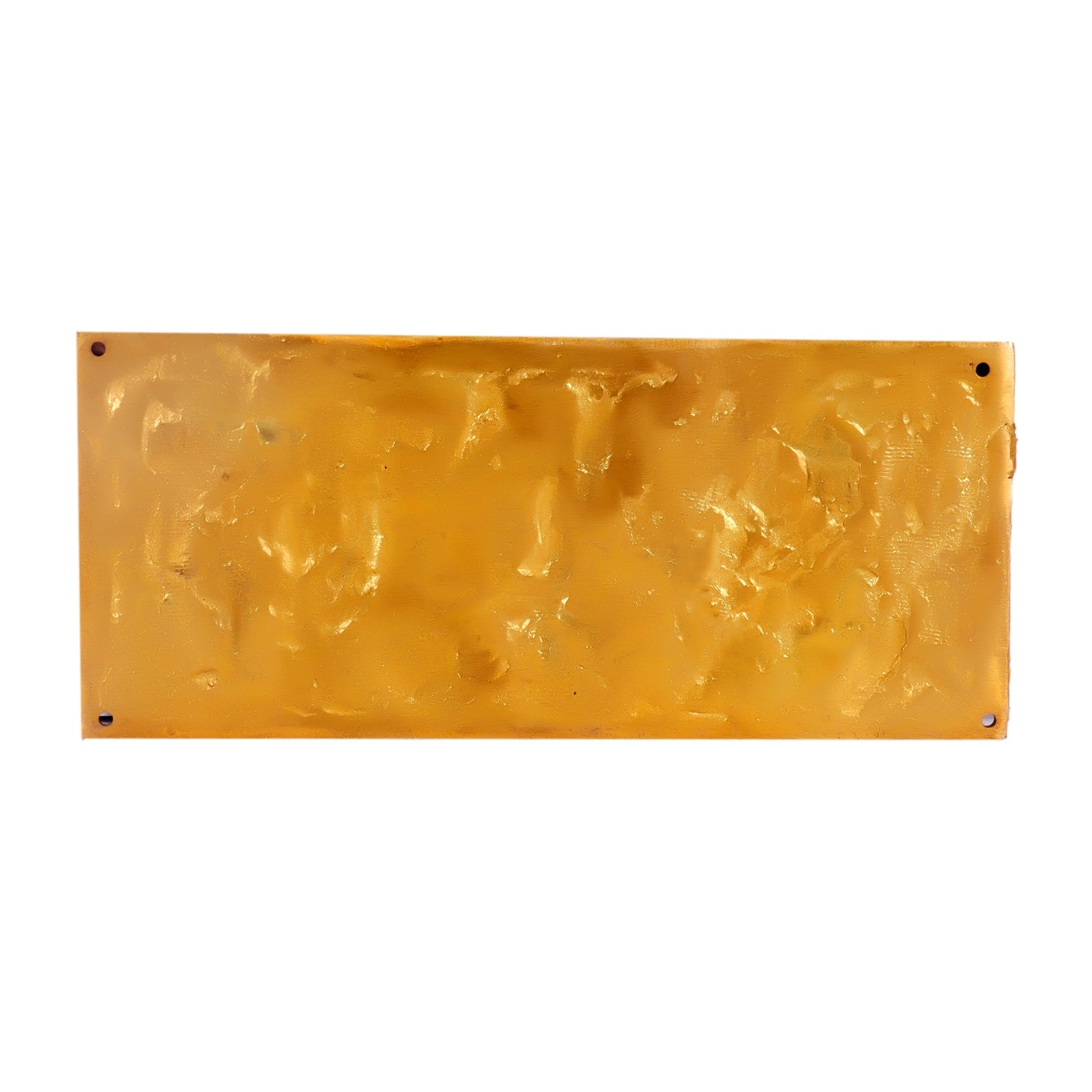 Brass Shank Chakra Namah Wall hanging with Hanuman and Garuda 10" Golden