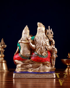 Brass Shiv Parivaar | 8" Height